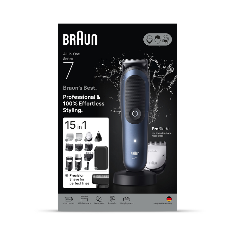 Braun Series 7 grooming kit 15in1, UK version