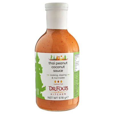 Dr Foos Kitchen Thai Peanut Kokosnøttsaus 978 g