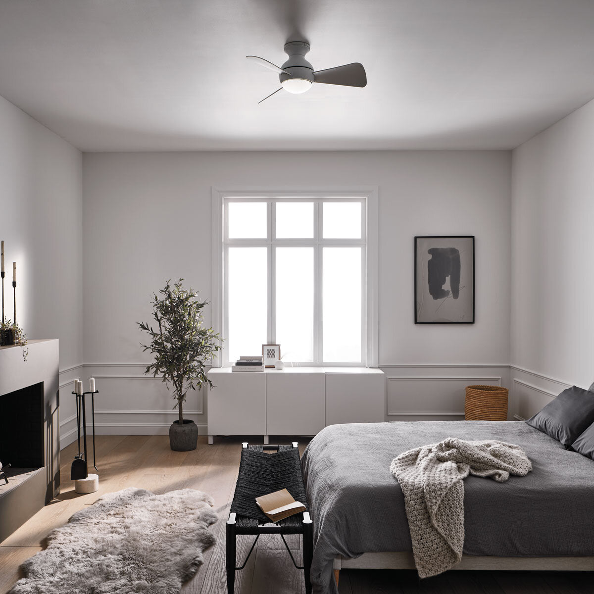 Kichler Sola ceiling fan 86cm, imported from the UK