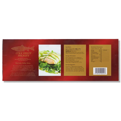 Coln Valley Pochierter schottischer Lachs mit geräuchertem Lachsporsionsseite 1.1kg