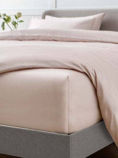 Drap-housse de lit extensible extra profond en coton égyptien Luxe 400 fils rose blush Collection Next - Achetez en ligne sur McGrocer
