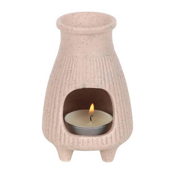Etwas Anders Greige Gerippter Räucherstäbchenhalter 11cm (britische Marke)