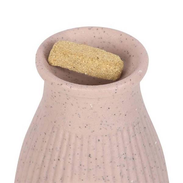 Etwas Anders Greige Gerippter Räucherstäbchenhalter 11cm (britische Marke)