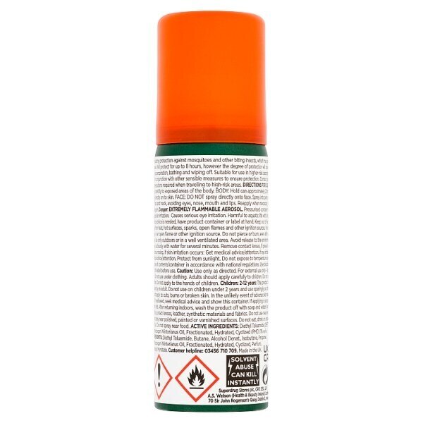 Superdrug Buzz Off Extra Strength Bug Repellent Spray 50ml