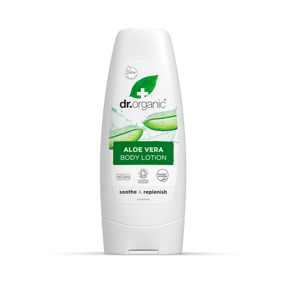 Holland & Barrett Dr Organic Aloe Vera Body Lotion with Cocoa and Shea Butter 200ml - British Moisturiser- Buy online at McGrocer