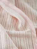 The White Company pink cellular satin blanket, UK version