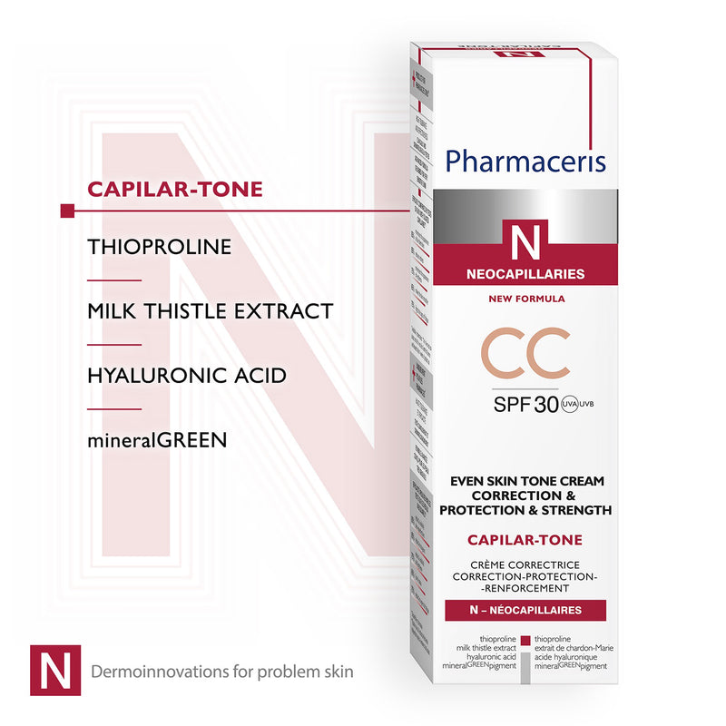 Pharmaceris N Capilar-Tone SPF 30 CC cream 40ml, UK version