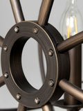 Plafonnier orb BHS Bronze Capri 8 lumières, version UK