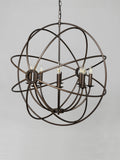 Plafonnier orb BHS Bronze Capri 8 lumières, version UK