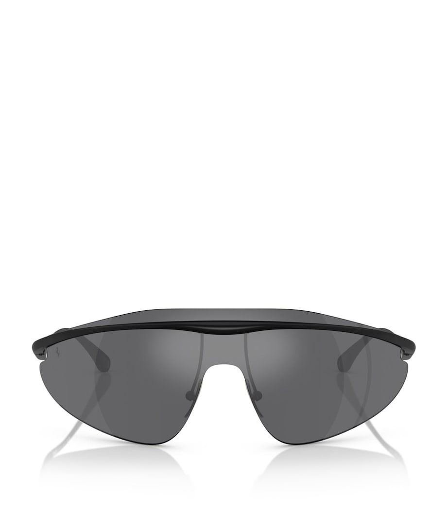 Ferrari irregular metal sunglasses with UV protection, imported from the UK