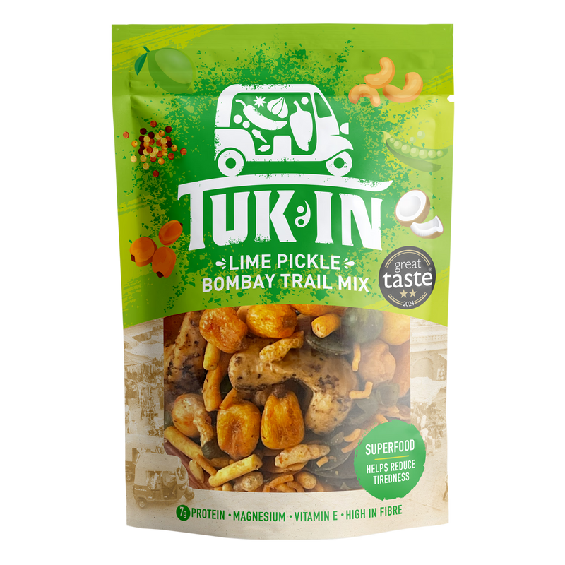 Tuk In Foods Trail Mix Lime Pickle 40g, UK version