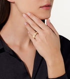 Pomellato Iconica rose gold diamond ring, UK version