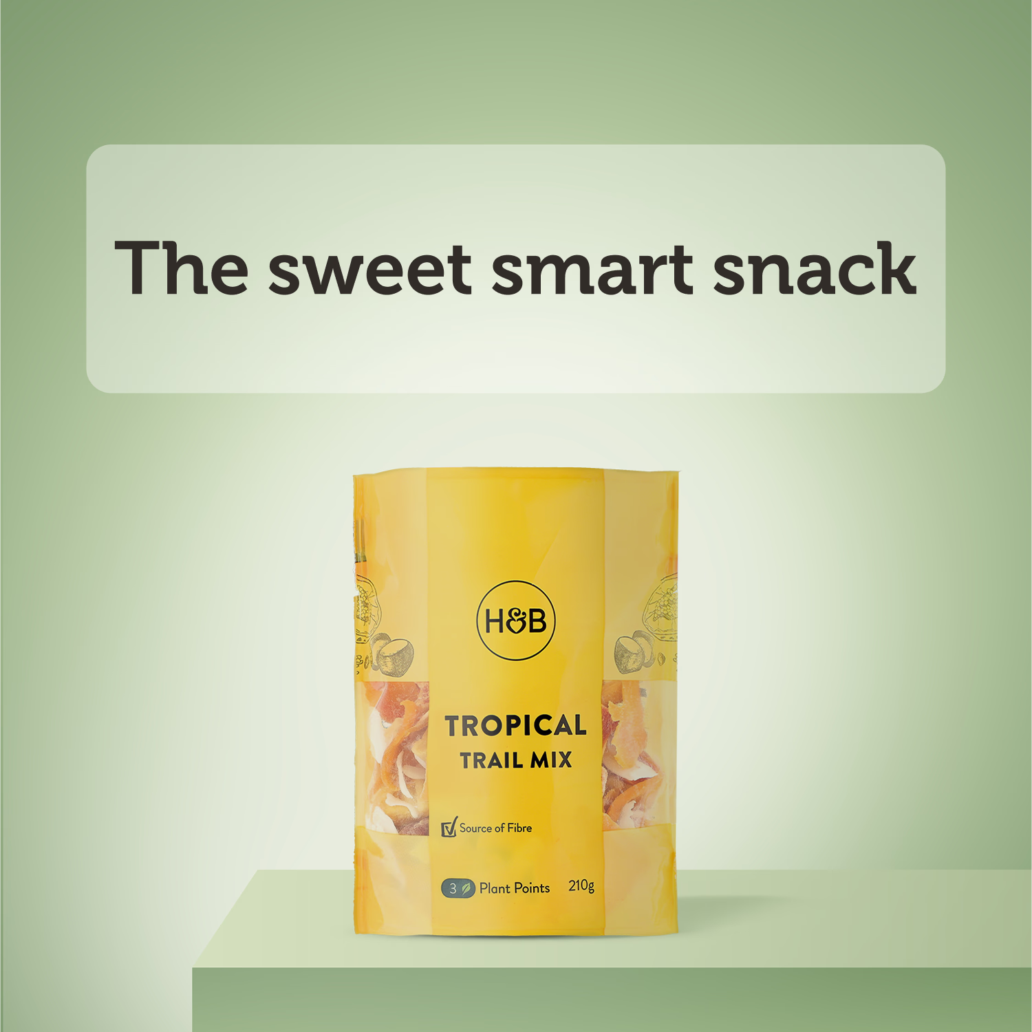 Holland & Barrett Tropical Trail Mix 210g, UK version