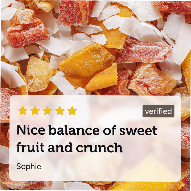 Holland & Barrett Tropical Trail Mix 210g, UK version