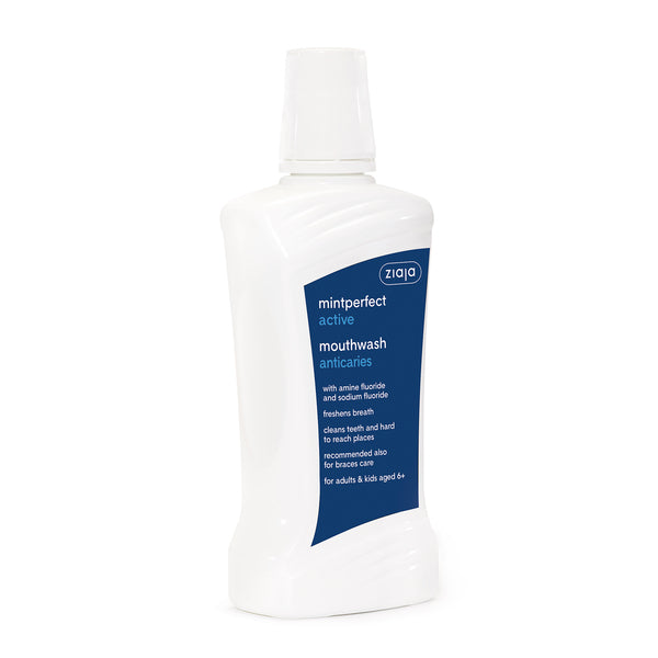 Ziaja Mintperfect anticaries mouthwash 500ml, UK version