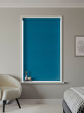 Next Peacock Blue made to measure roller blind, UK version