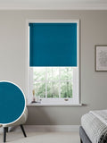 Next Peacock Blue made to measure roller blind, UK version