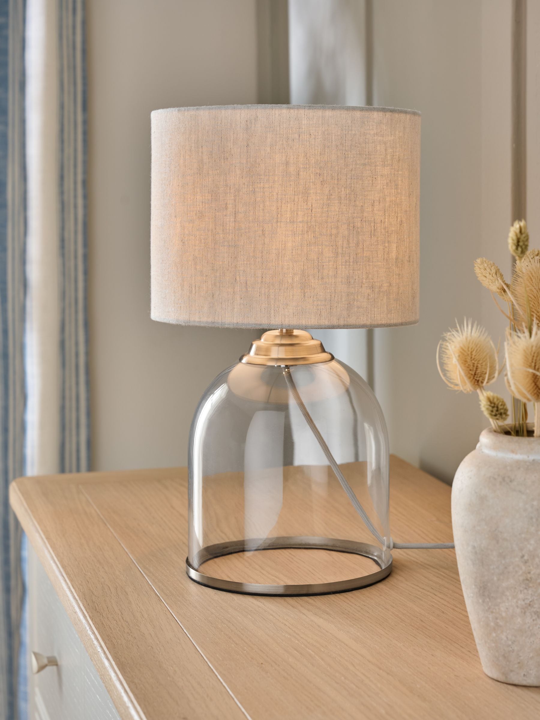 Gloucester black table lamp, imported from the UK