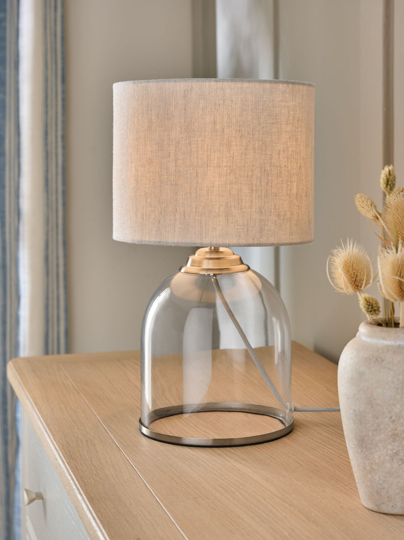 Gloucester black table lamp, imported from the UK