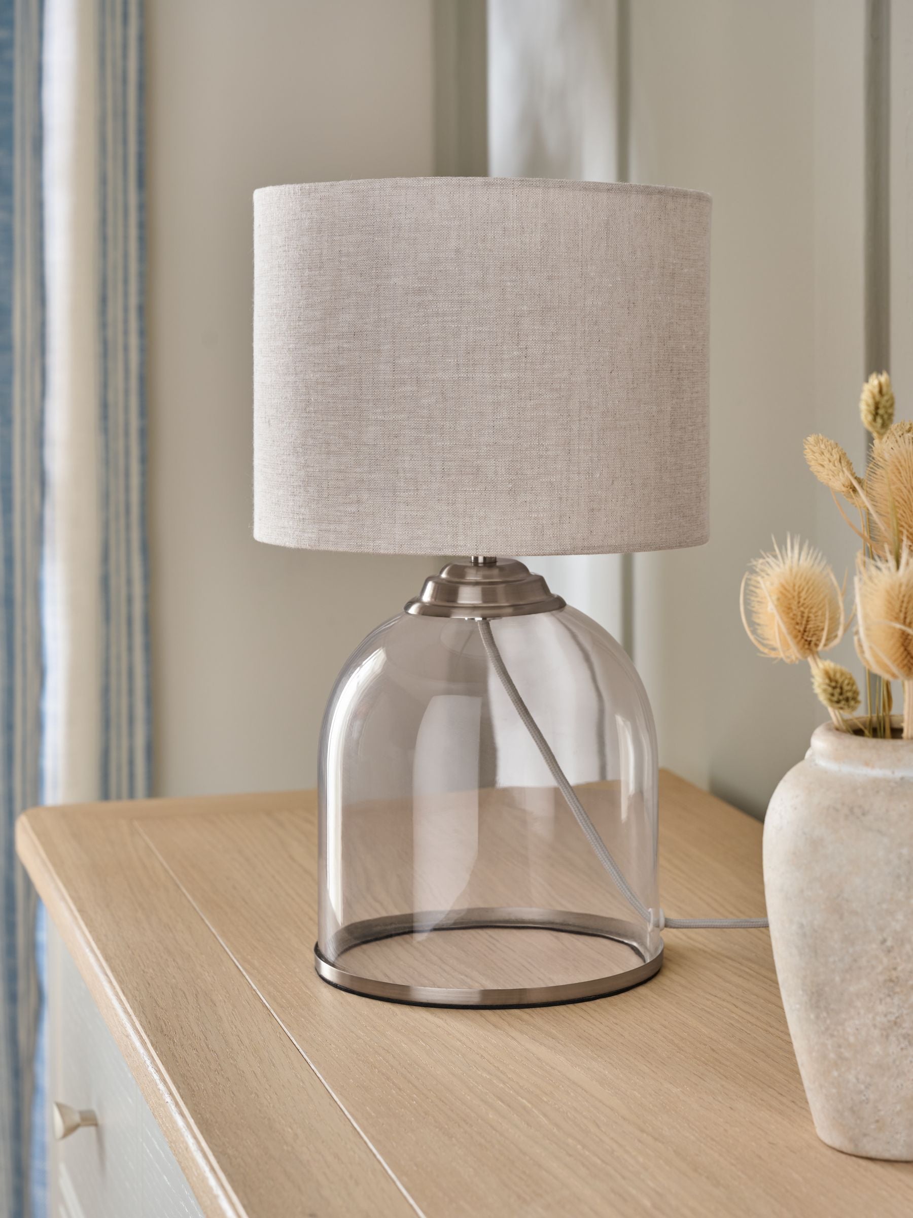 Gloucester black table lamp, imported from the UK