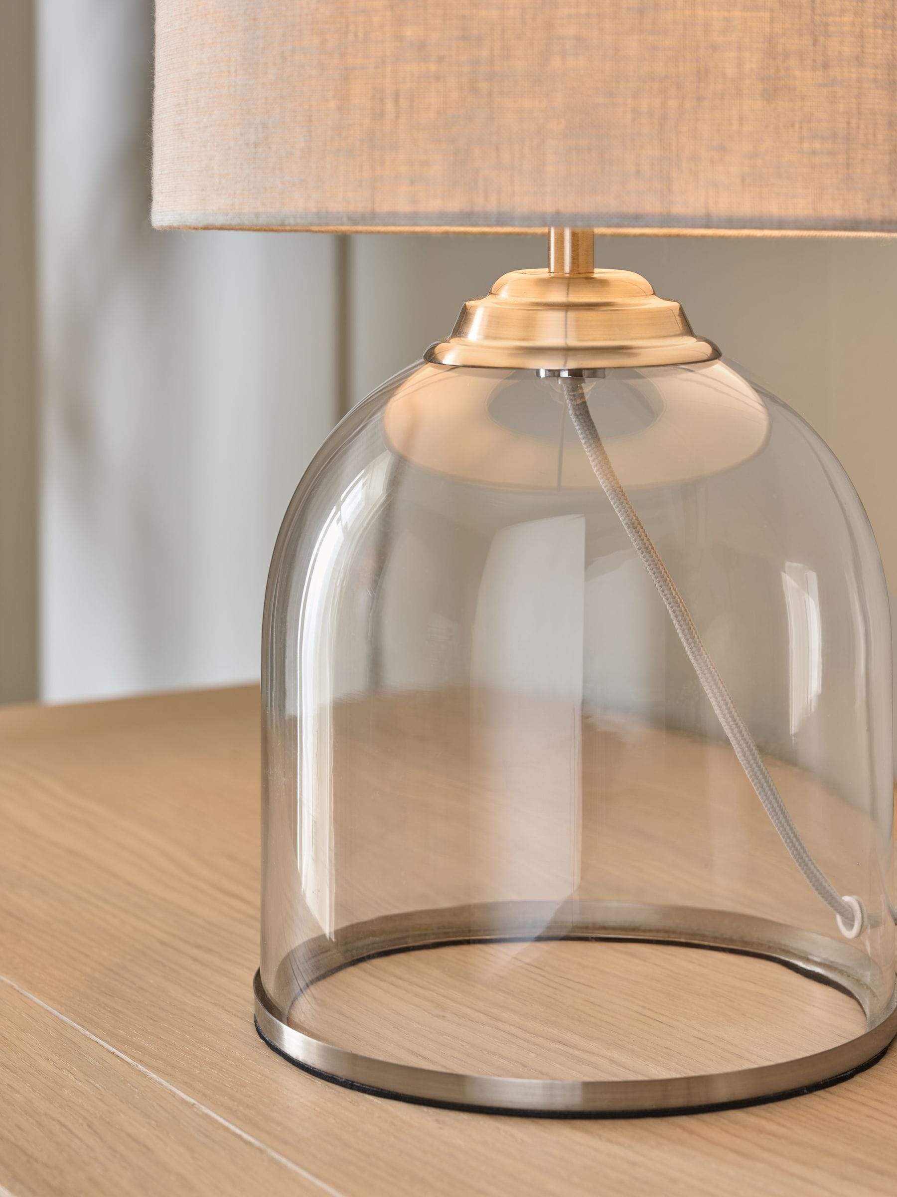 Gloucester black table lamp, imported from the UK