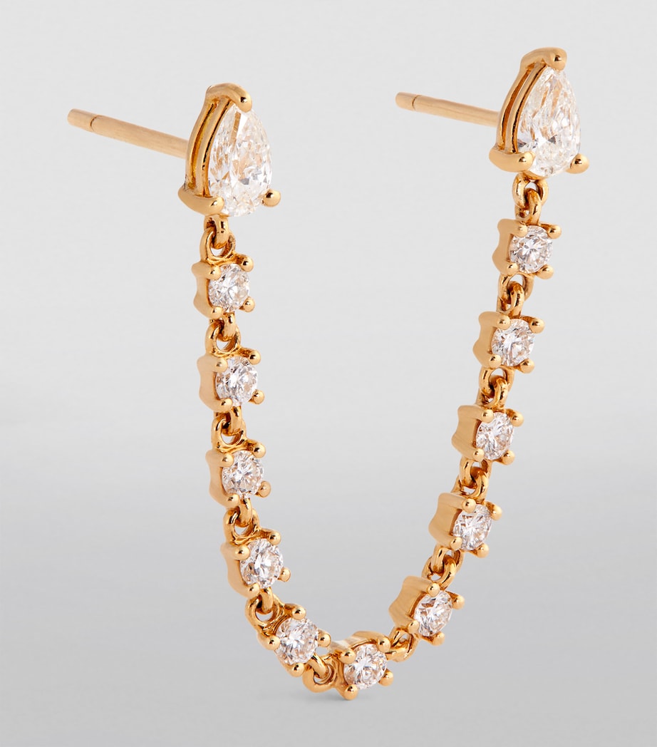 Anita Ko double-pierced loop earring with diamonds, UK version