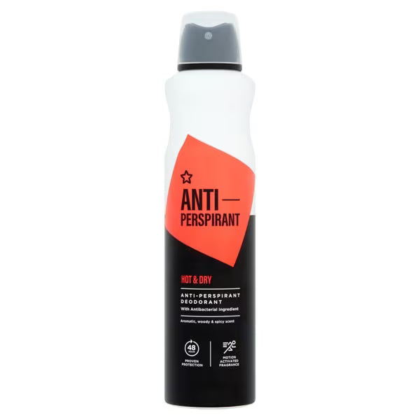 Superdrug Men's Anti-Perspirant Deodorant Spray 250ml (British brand)