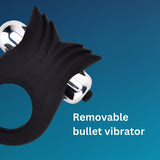 Loving Joy silicone textured vibrating cock ring, UK version