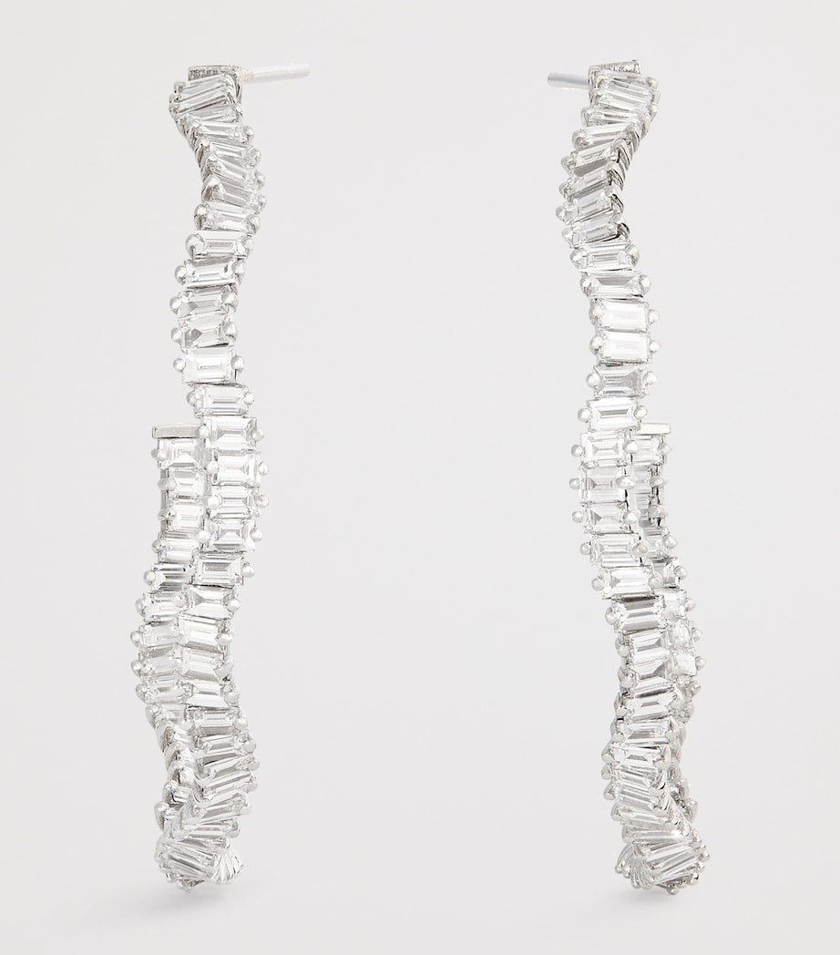 Suzanne Kalan Classic Wave hoop earrings - British product