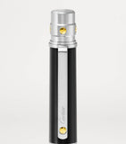 Cartier Santos de Cartier ballpoint pen with black composite and palladium accents, 14cm height - British product