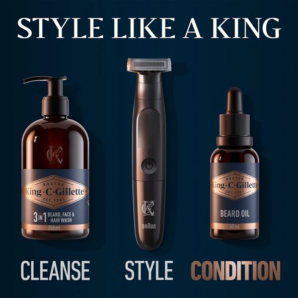 King C. Gillette Beard Oil for Men, 30 ml GOODS Superdrug   