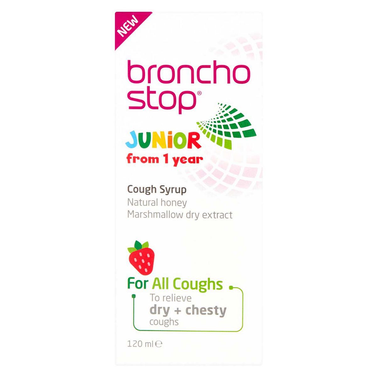 Bronchostop Junior Cough Syrup for Dry and Chesty Coughs - 120ml GOODS Boots   