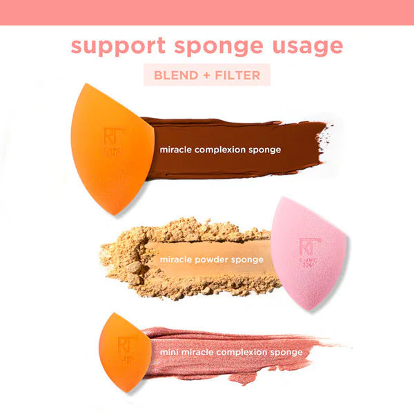 Real Techniques ultimate sponge trio makeup tool, imported from the UK