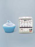 Babyblooms Babygeschenkset blauer Hase mit 24 cm Stofftier - Britisches Produkt