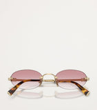 Miu Miu metal oval sunglasses, imported from the UK