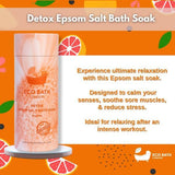 Eco Bath grapefruit Epsom salt soak 1kg, imported from the UK
