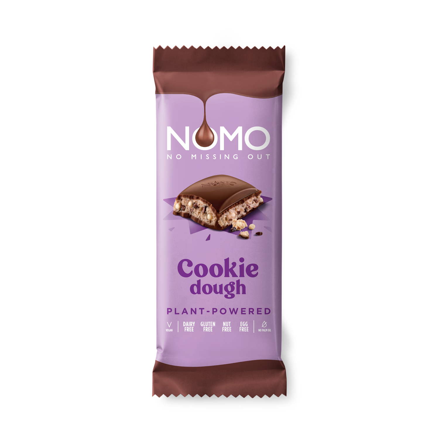 NOMO cookie dough chocolate bar 127g - British product