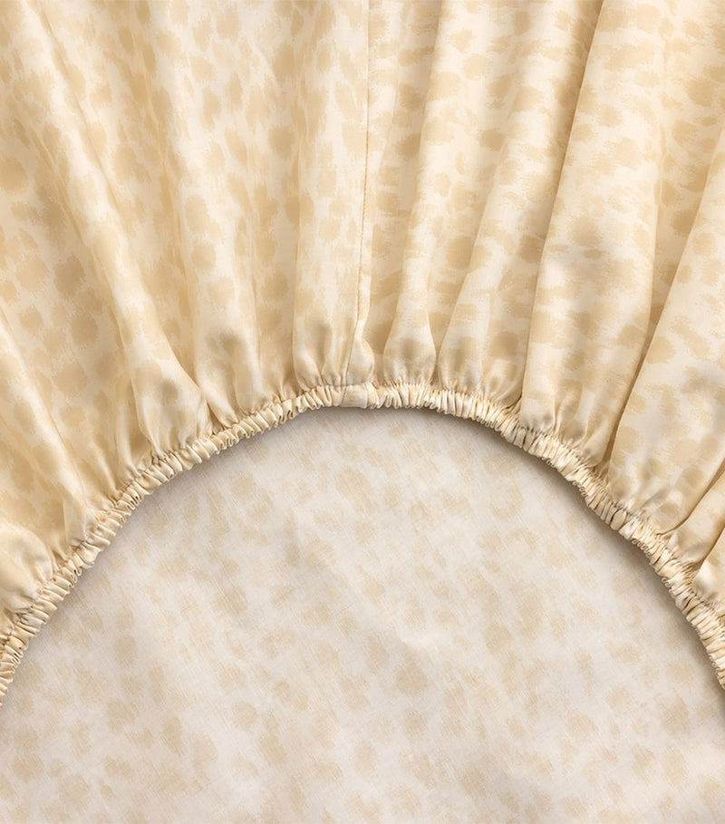 Yves Delorme Contes Double Fitted Sheet 140cm x 200cm (British brand)