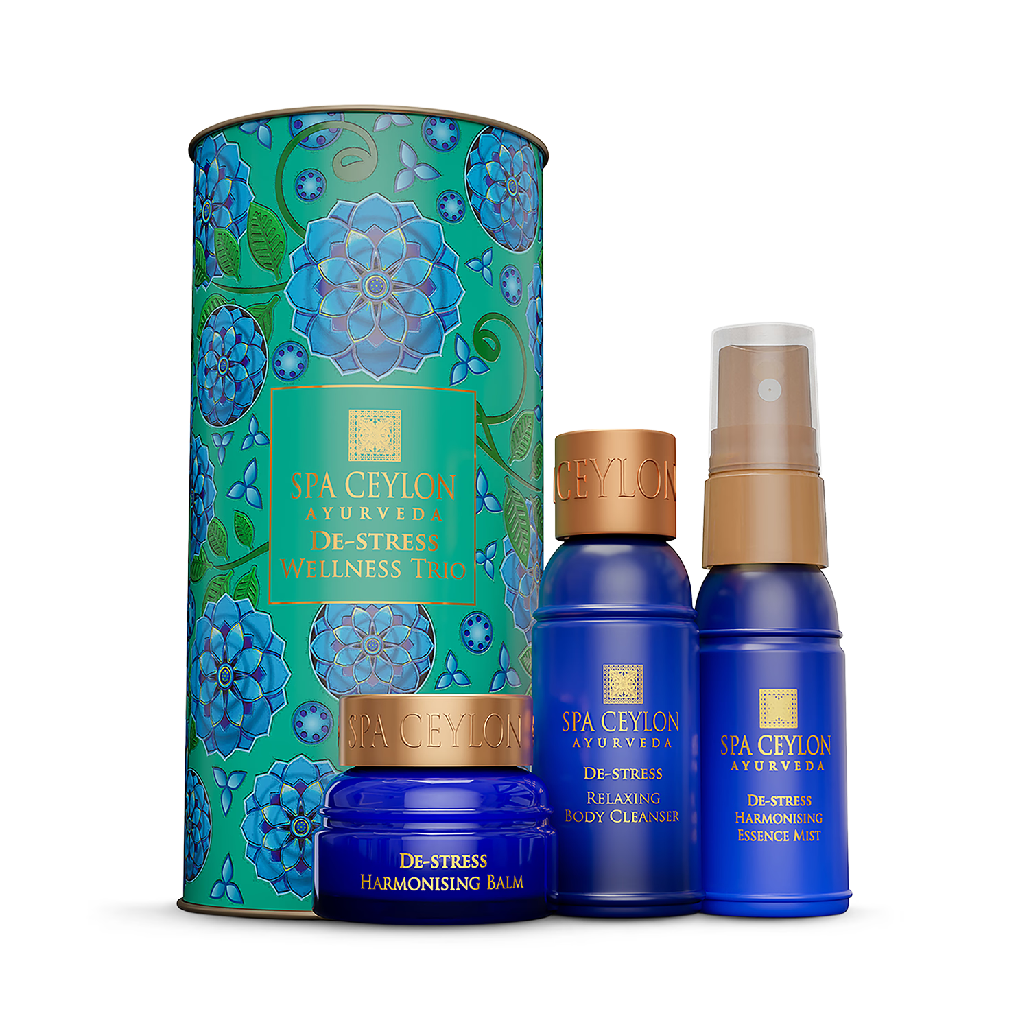 SPA CEYLON De-Stress Wellness Trio Set, imported from the UK
