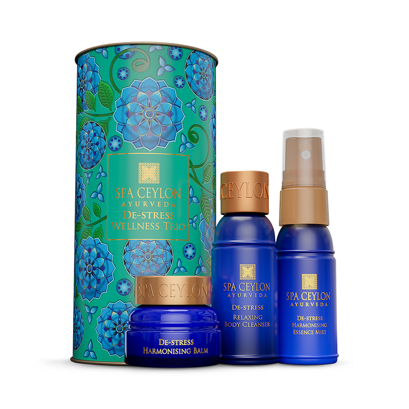 SPA CEYLON De-Stress Wellness Trio Set, imported from the UK