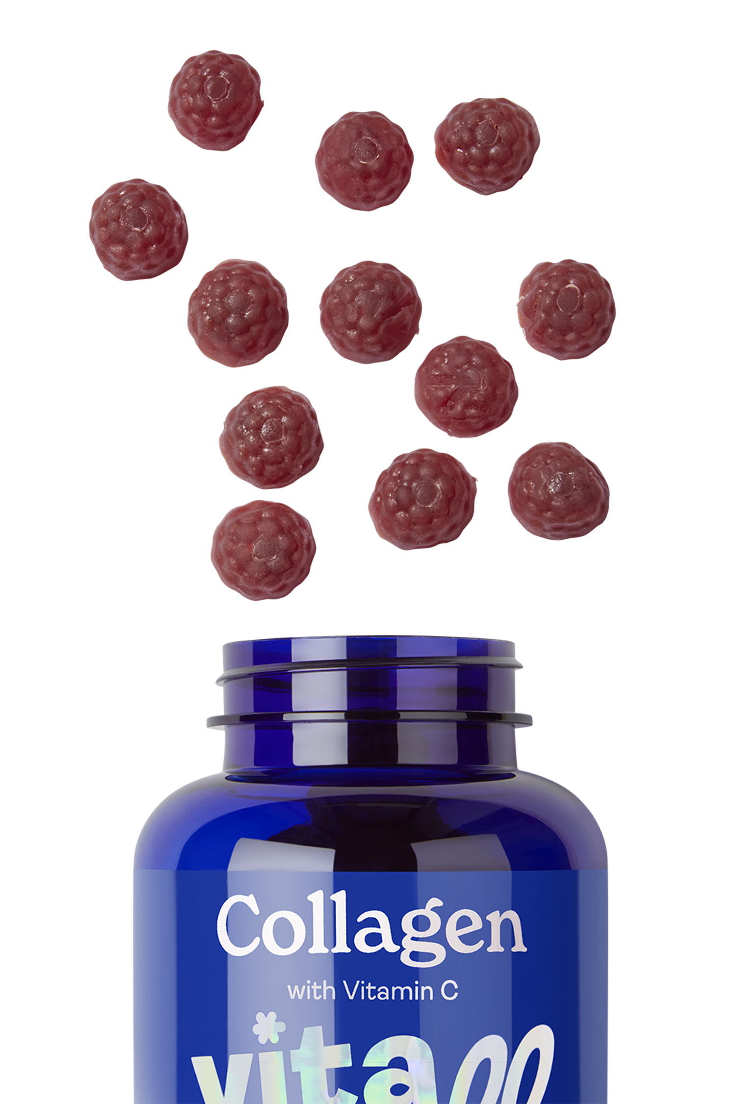 Vitawell collagen gummies 50s, UK version