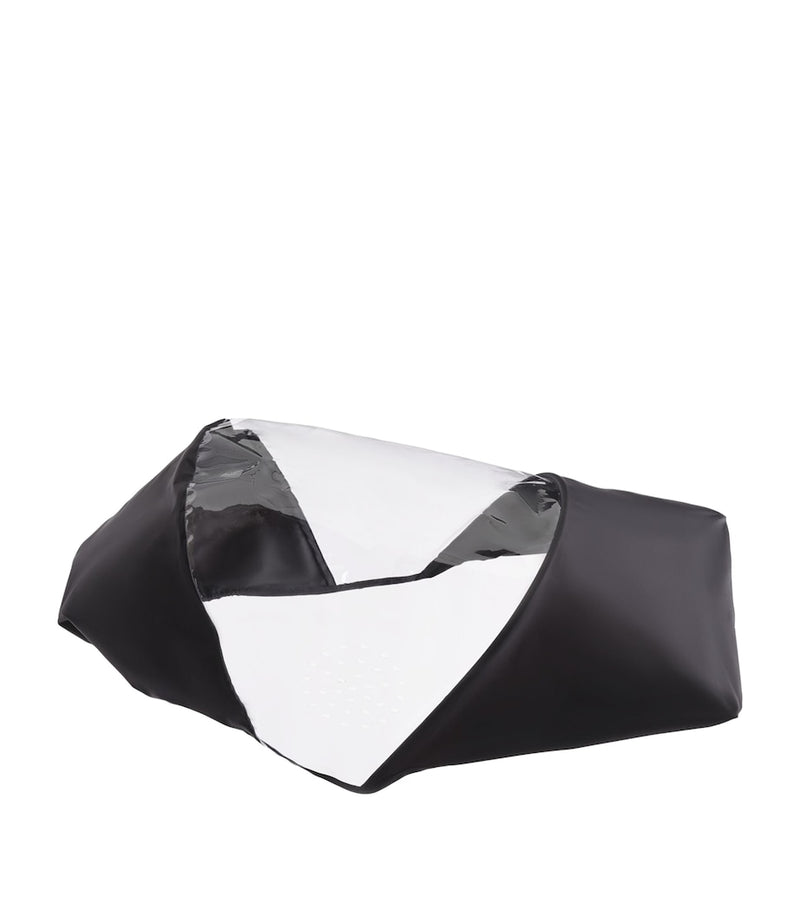 Bugaboo pushchair rain cover with transparent panel for bassinet and chair - British product