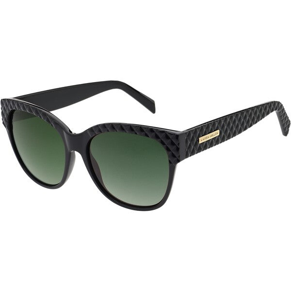 Karen Millen KM5058 sunglasses black quilted temples, imported from the UK