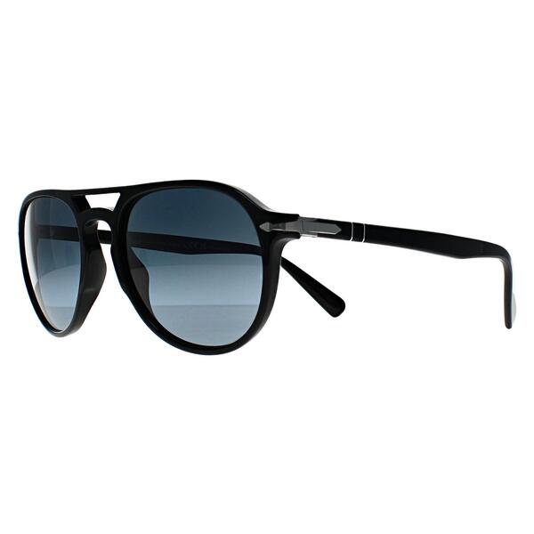 Persol PO3235S black gradient pilot sunglasses, UK version