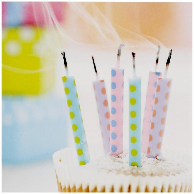 M&S Cupcake Candles Birthday Card