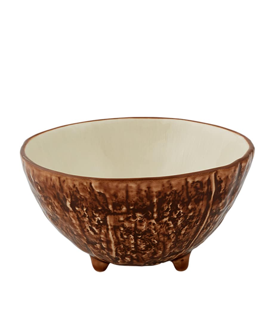 Bordallo Pinheiro coconut ceramic bowl 13.5cm - British product