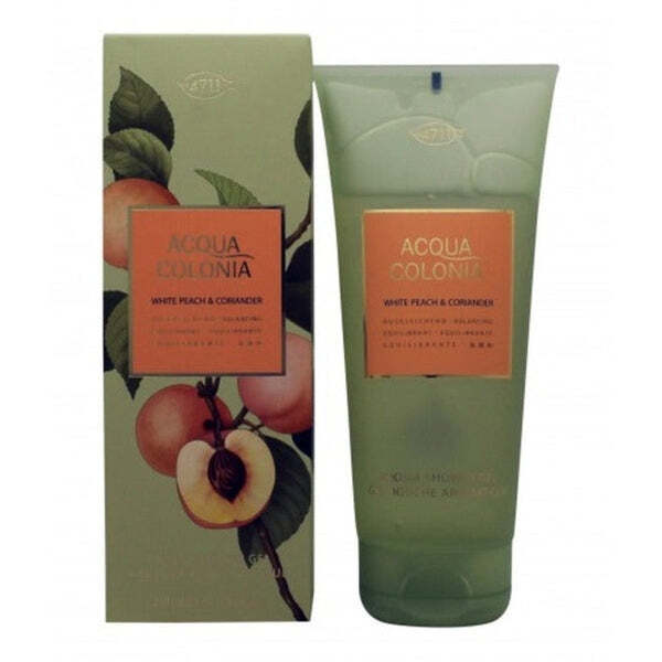 4711 White Peach Coriander shower gel 200ml, imported from the UK