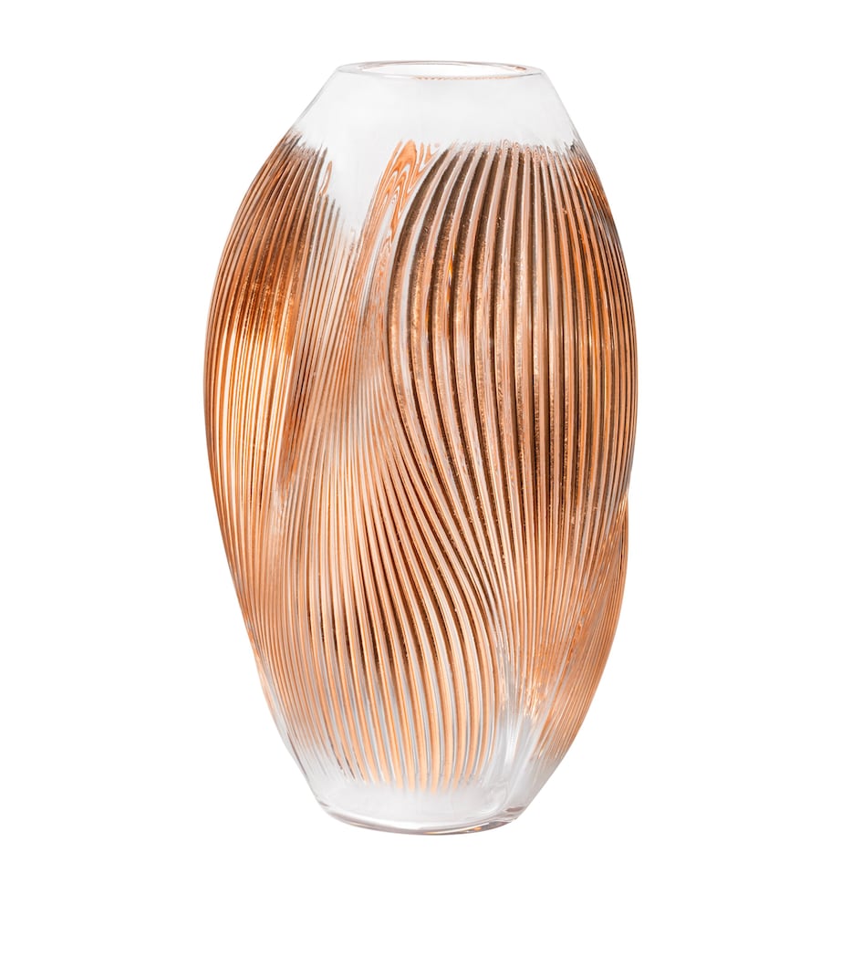 Lalique crystal vase Alizé 38cm - British product