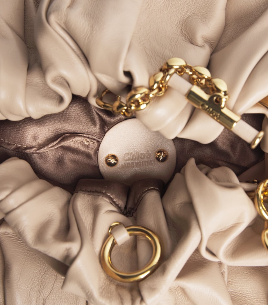Chloé Leather Plissé shoulder bag - British product