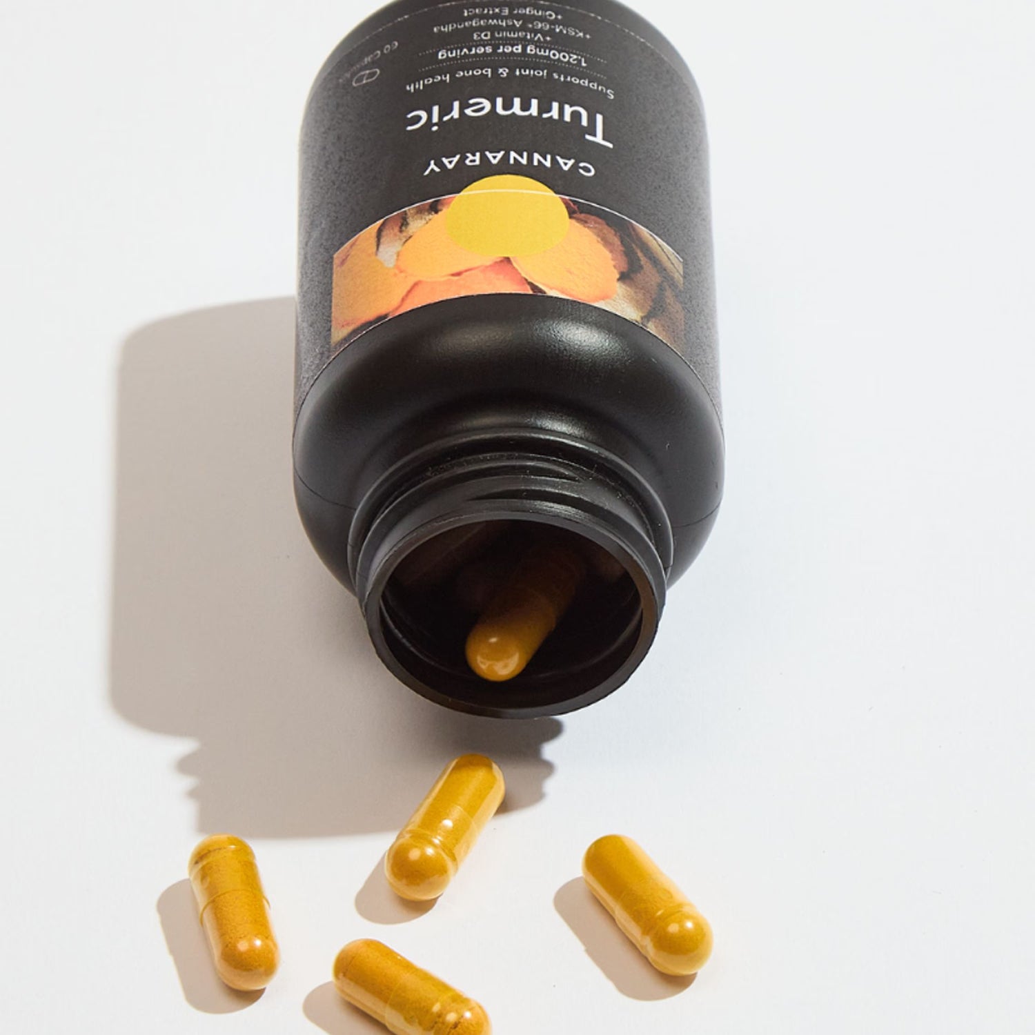 Cannaray turmeric capsules 1200mg 60 capsules, UK version